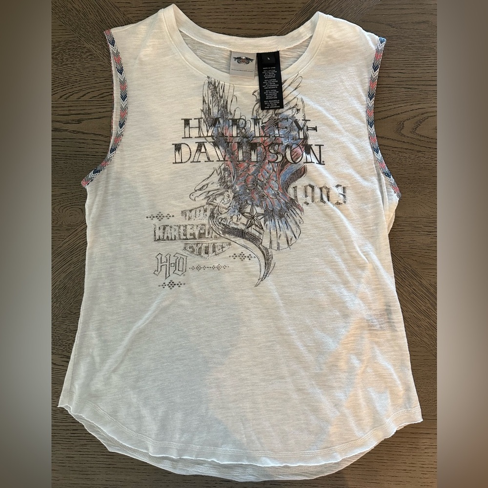 Harley-Davidson women’s large sleeveless top